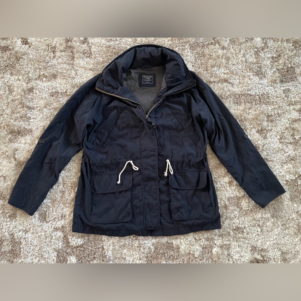 Abercrombie & Fitch Dark Blue Jacket Size Small